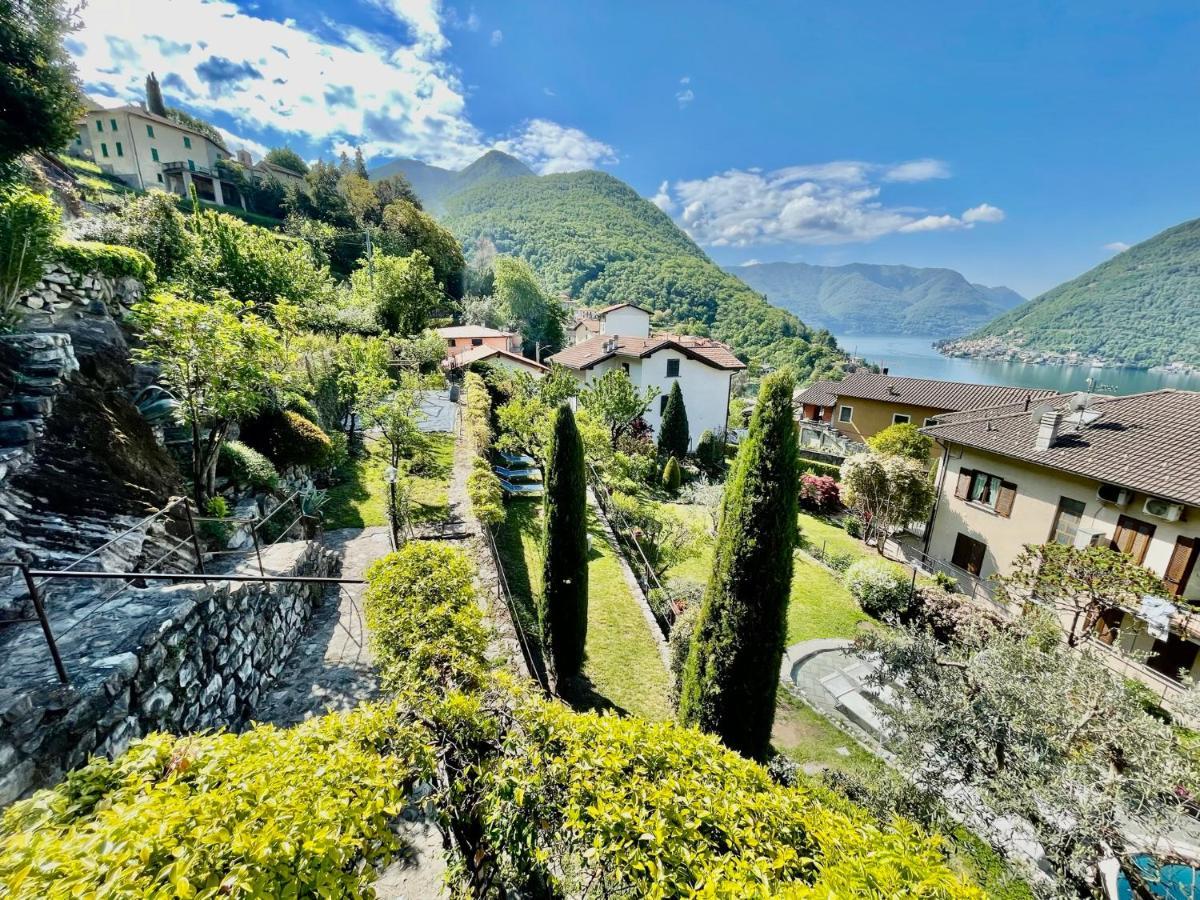 Eden Sul Lago Di Como Nesso Bagian luar foto